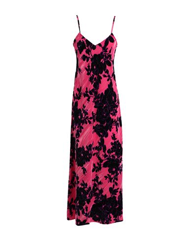 Max & Co . Woman Maxi Dress Fuchsia Size 6 Polyester In Pink