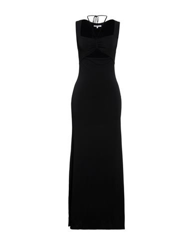 Patrizia Pepe Woman Maxi Dress Black Size 3 Acetate, Polyamide, Elastane