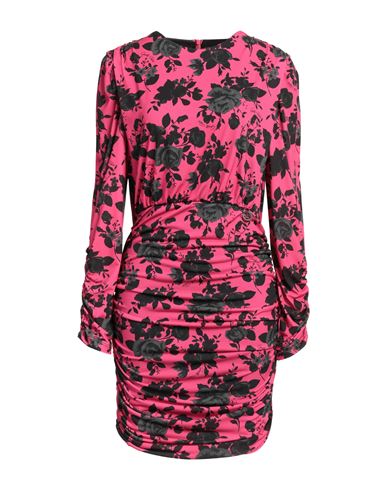 Gaelle Paris Gaëlle Paris Woman Mini Dress Fuchsia Size 8 Polyester, Elastane In Pink