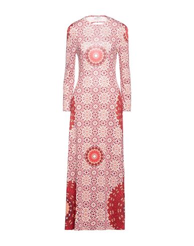 Eywasouls Malibu Woman Maxi Dress Red Size L Polyester, Elastane