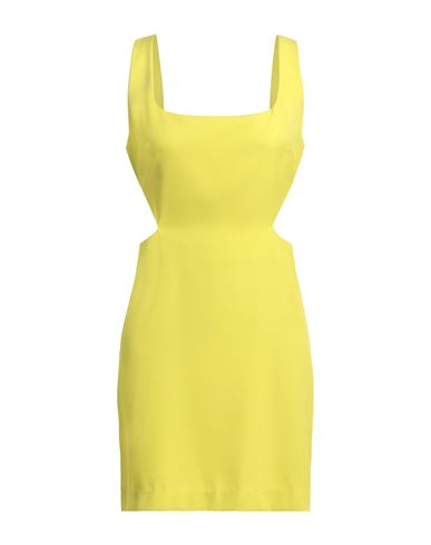 P.a.r.o.s.h P. A.r. O.s. H. Woman Mini Dress Yellow Size M Polyester, Elastane