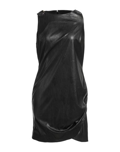 Just Cavalli Woman Mini Dress Black Size 10 Polyester, Polyurethane