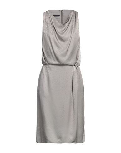 Emporio Armani Woman Mini Dress Light Grey Size 12 Acetate, Viscose