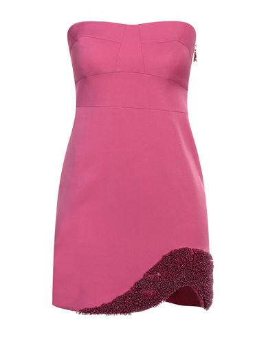Patrizia Pepe Woman Mini Dress Pink Size 4 Polyester, Glass