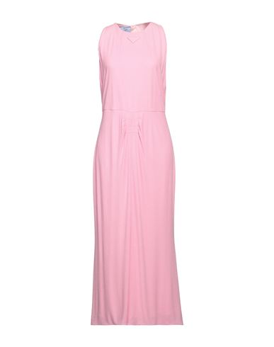 Prada Woman Maxi Dress Pink Size 6 Viscose