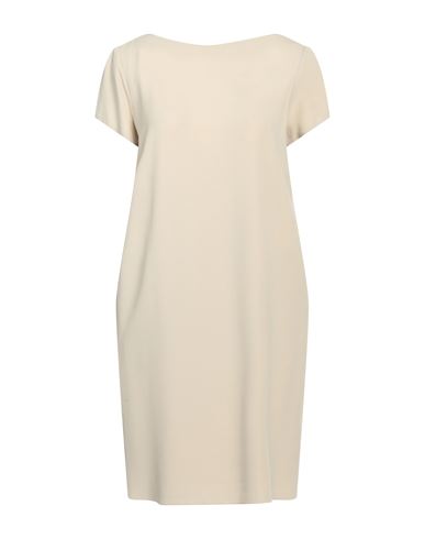 Emporio Armani Woman Mini Dress Beige Size 6 Acetate, Viscose