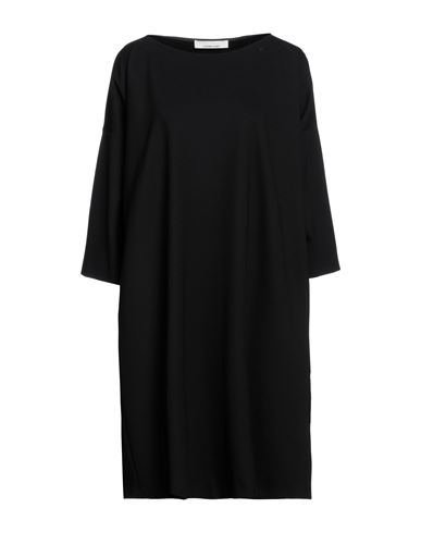 Liviana Conti Woman Mini Dress Black Size L/xl Viscose, Polyamide, Elastane