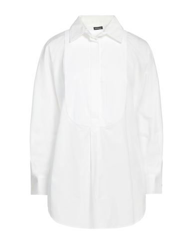Kiton Woman Mini Dress White Size 14 Cotton