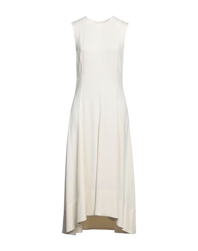 Liviana Conti Woman Maxi Dress Ivory Size 6 Viscose, Acetate In White