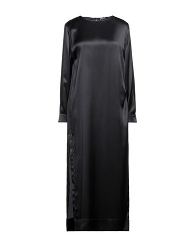 Ferragamo Woman Long Dress Black Size 6 Silk