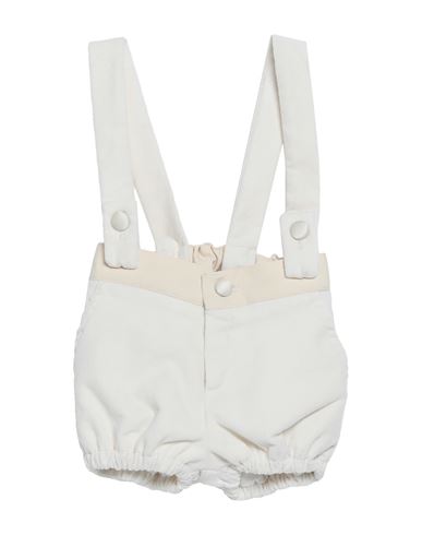 Shop Manuell & Frank Newborn Boy Baby Jumpsuits & Overalls Cream Size 0 Cotton, Elastane In White