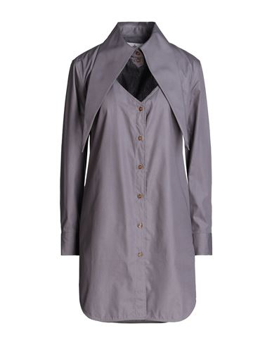 Vivienne Westwood Woman Short Dress Grey Size 2 Cotton | ModeSens