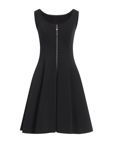 Versace Woman Mini Dress Black Size 6 Polyamide, Elastane