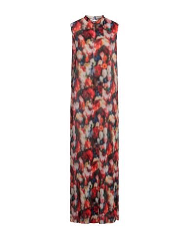 Frankie Morello Woman Long Dress Rust Size 6 Polyester In Red