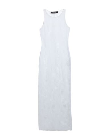 Federica Tosi Woman Maxi Dress White Size 6 Cotton, Elastane