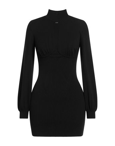 Elisabetta Franchi Woman Mini Dress Black Size 6 Viscose, Polyester, Polyamide