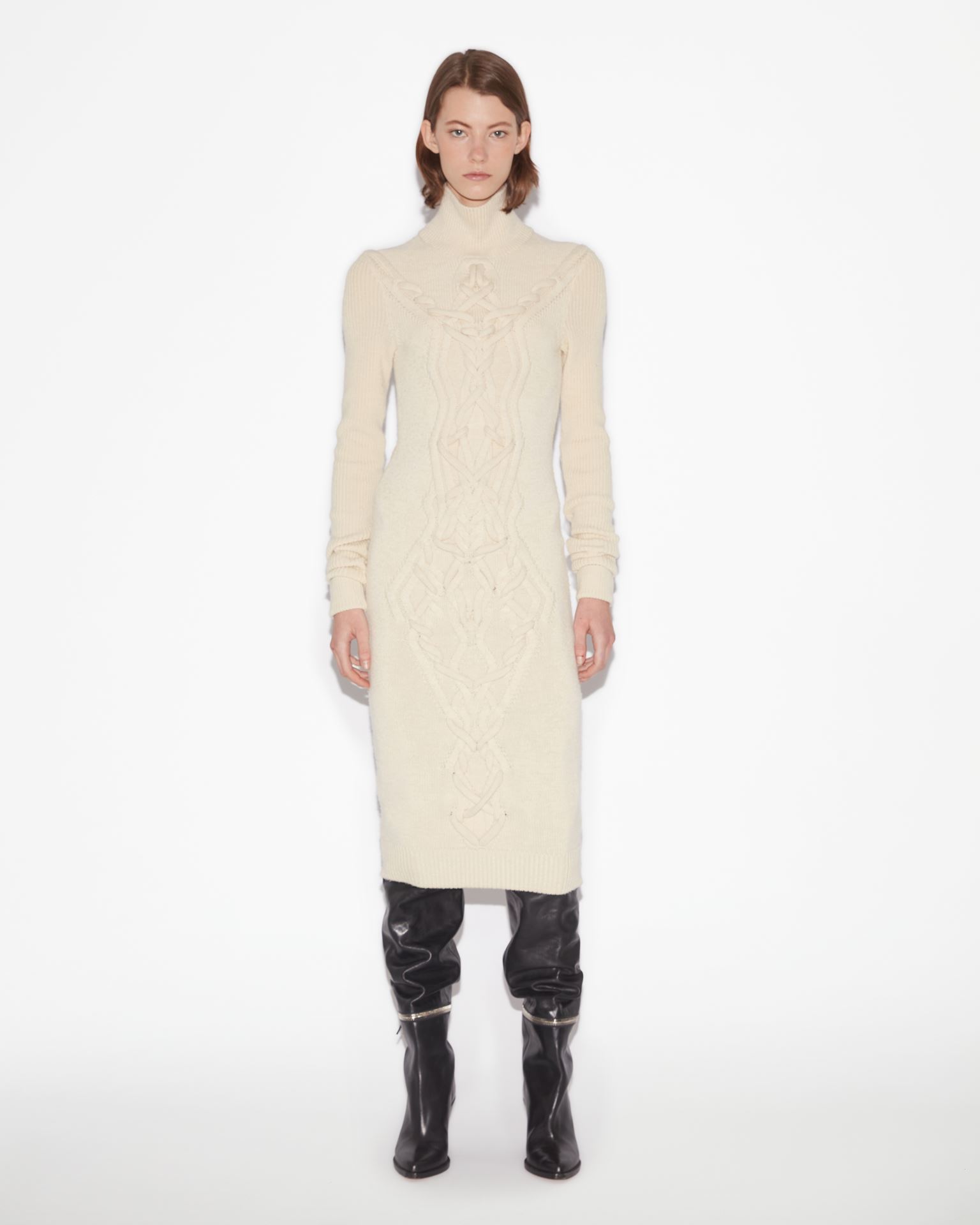 Isabel Marant, Adrienne Wool Dress - Women - White