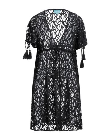 Iconique Woman Mini Dress Black Size L Cotton, Polyamide