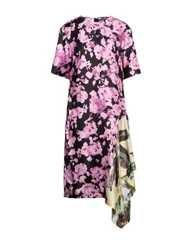 Dries Van Noten Woman Short Dress Light Purple Size 10 Silk