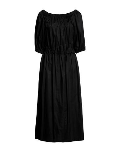 W  Dabliu W Dabliu Woman Long Dress Black Size 2 Cotton