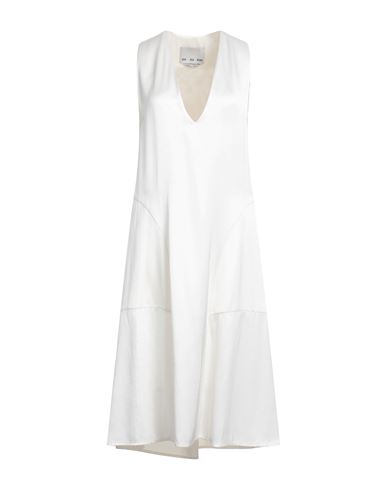 Sa Su Phi Woman Midi Dress Ivory Size 4 Silk, Viscose In White