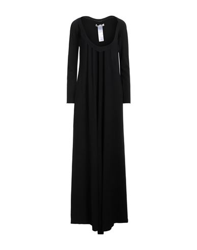 Liviana Conti Woman Maxi Dress Black Size 6 Virgin Wool, Polyester