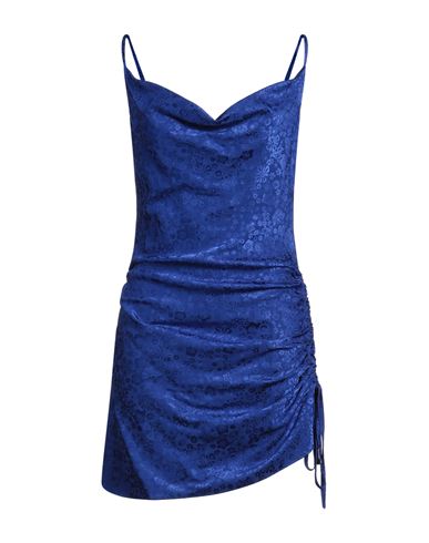 P.a.r.o.s.h P. A.r. O.s. H. Woman Mini Dress Blue Size M Viscose, Polyester, Elastane In Blue