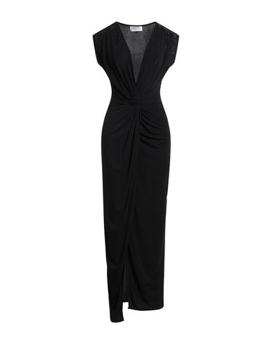 Blugirl Blumarine Woman Maxi Dress Black Size Xs Polyester, Elastane