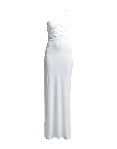 Shop Alberta Ferretti Woman Maxi Dress White Size 6 Viscose