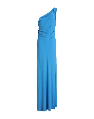 Shop Alberta Ferretti Woman Maxi Dress Light Blue Size 8 Viscose