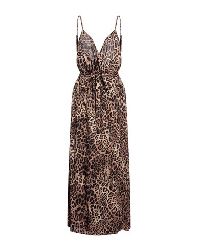 Vestido largo Mujer Marrón 34 Mujer