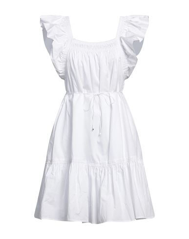 Magali Pascal Woman Mini Dress White Size L Cotton
