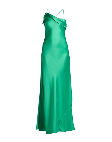 Actualee Woman Maxi Dress Green Size 8 Polyester