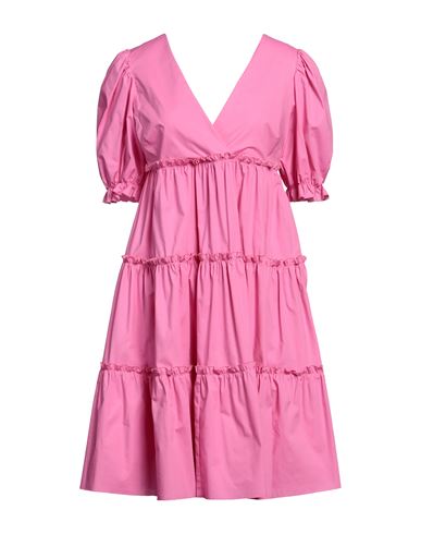Vivetta Woman Midi Dress Pink Size 8 Cotton, Elastane