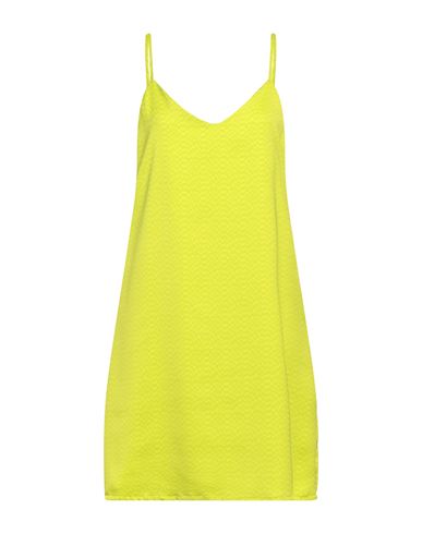 Shop Jjxx By Jack & Jones Woman Mini Dress Yellow Size L Recycled Polyester, Polyester