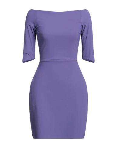 Chiara Boni La Petite Robe Woman Mini Dress Purple Size 2 Polyamide, Elastane