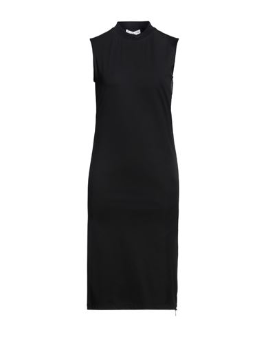 Jw Anderson Woman Midi Dress Black Size 6 Viscose, Polyamide, Elastane