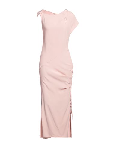 N°21 Woman Maxi Dress Blush Size 8 Acetate, Silk In Pink