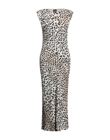 Just Cavalli Woman Long Dress Ivory Size 10 Viscose In White