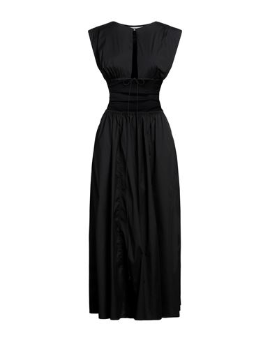 Philosophy Di Lorenzo Serafini Woman Midi Dress Black Size 4 Polyester, Polyamide, Elastane