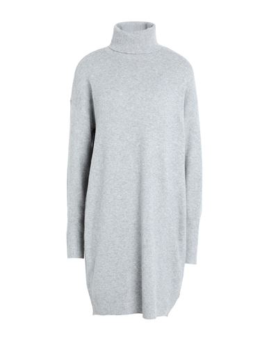 Vero Moda Woman Mini Dress Light Grey Size L Recycled Polyester, Polyester, Nylon, Elastane