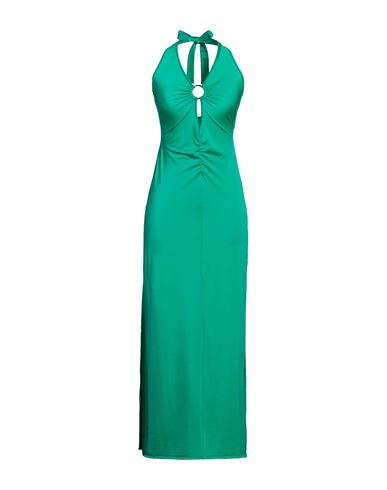 4giveness Woman Maxi Dress Emerald Green Size L Polyamide, Elastane