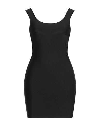 No Secrets Woman Mini Dress Black Size 6 Polyester, Elastane