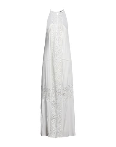 Take-two Woman Maxi Dress Ivory Size L Rayon In White