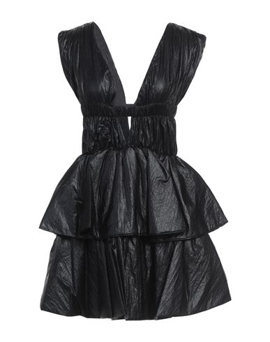 Jijil Woman Mini Dress Black Size 6 Polyester, Polyamide