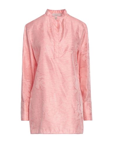 Agnona Woman Shirt Red Size 14 Silk