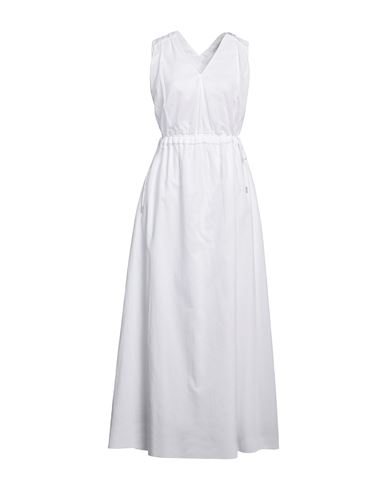 Peserico Woman Maxi Dress White Size 8 Cotton