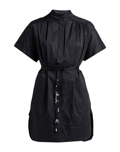 Dondup Woman Mini Dress Black Size 12 Cotton, Elastane