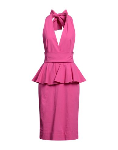 Vestido midi Mujer Fucsia 40,42,44 Mujer