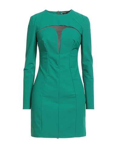 Elisabetta Franchi Woman Mini Dress Emerald Green Size 6 Polyamide, Elastane